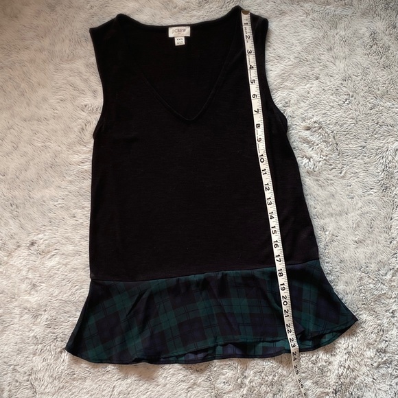 J Crew Buffalo Plaid Tartan Sleeveless Blouse - Picture 8 of 9